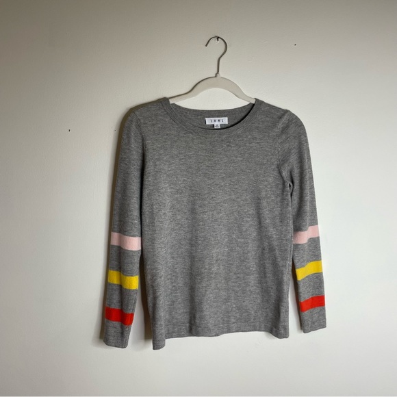 Thml Grey Sweater with Multi color stripes - Picture 4 of 5